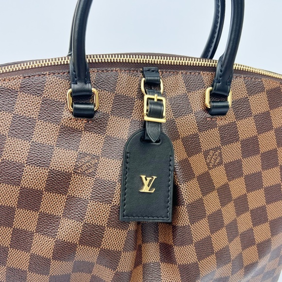 Louis Vuitton Slouchy MM Satchel Bag Shoulder Bag Damier Ebene Noir - Picture 6 of 11